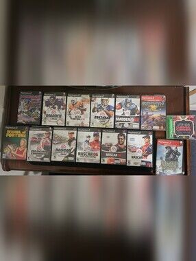 Sony PlayStation 2 Sports Game Lot NCAA Football, Nascar, and much more